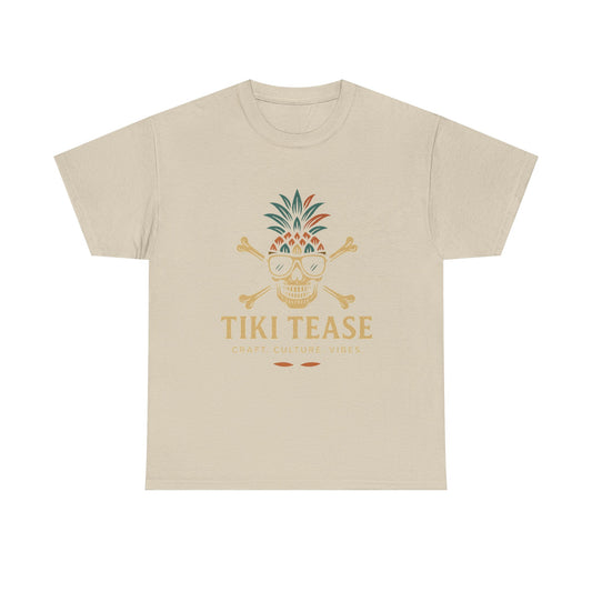 T-Shirt — Tiki Tease Skull Pineapple Design