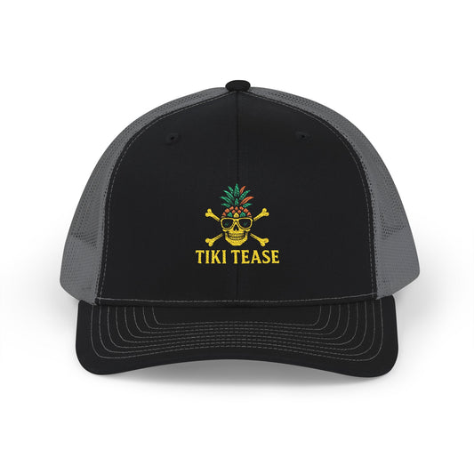 Tiki Tease Embroidered Trucker Hat