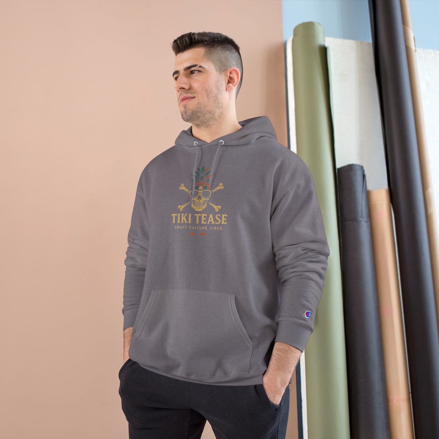 Tiki Tease Hoodie — Tropical Pineapple Champion Hoodie