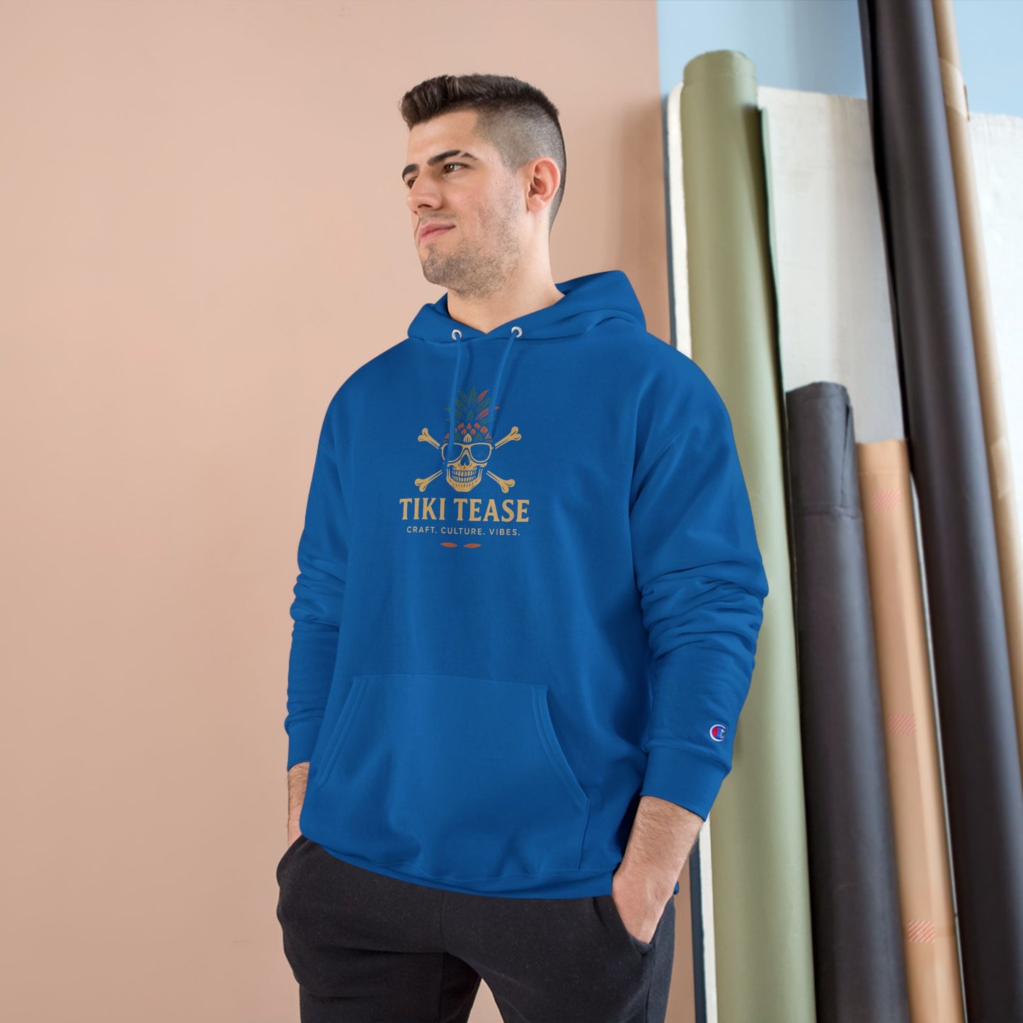 Tiki Tease Hoodie — Tropical Pineapple Champion Hoodie
