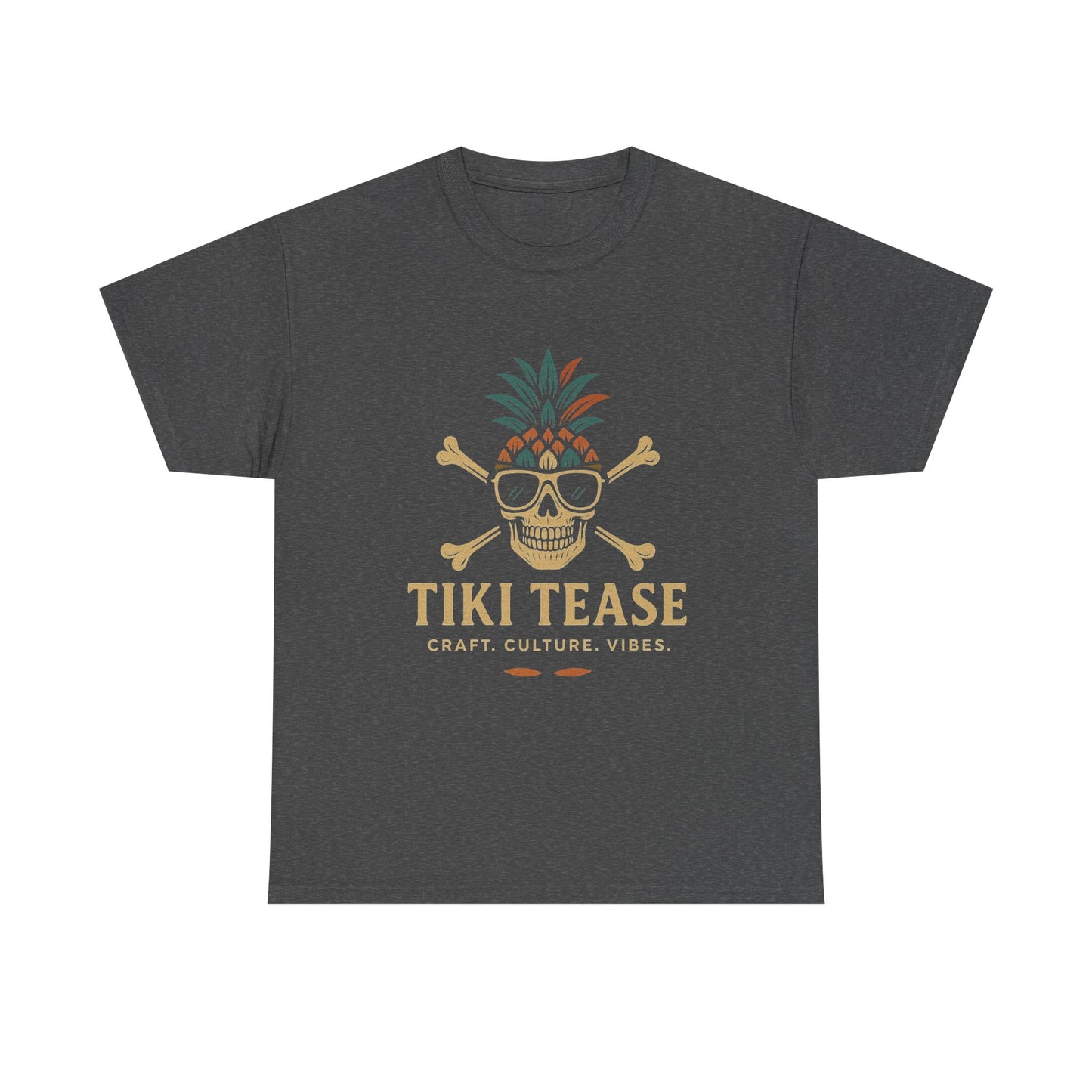 T-Shirt — Tiki Tease Skull Pineapple Design