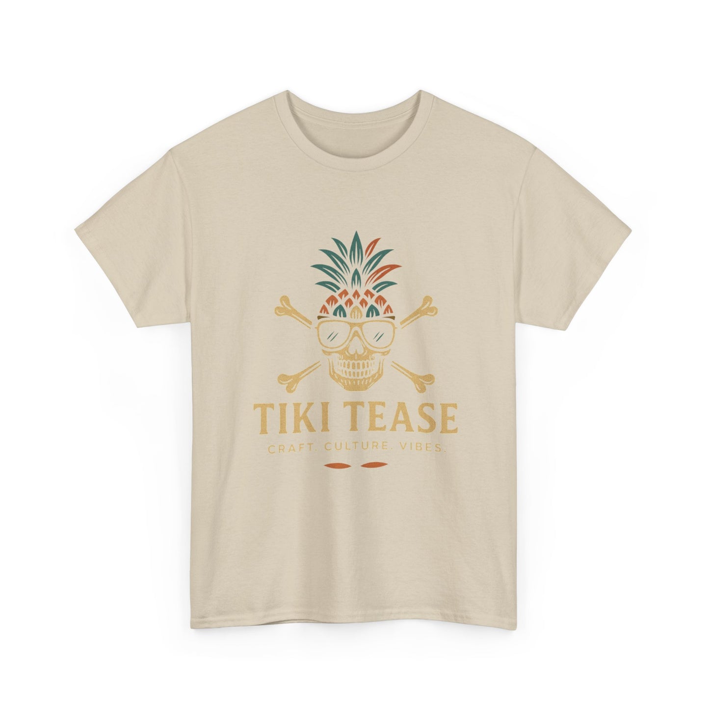 T-Shirt — Tiki Tease Skull Pineapple Design