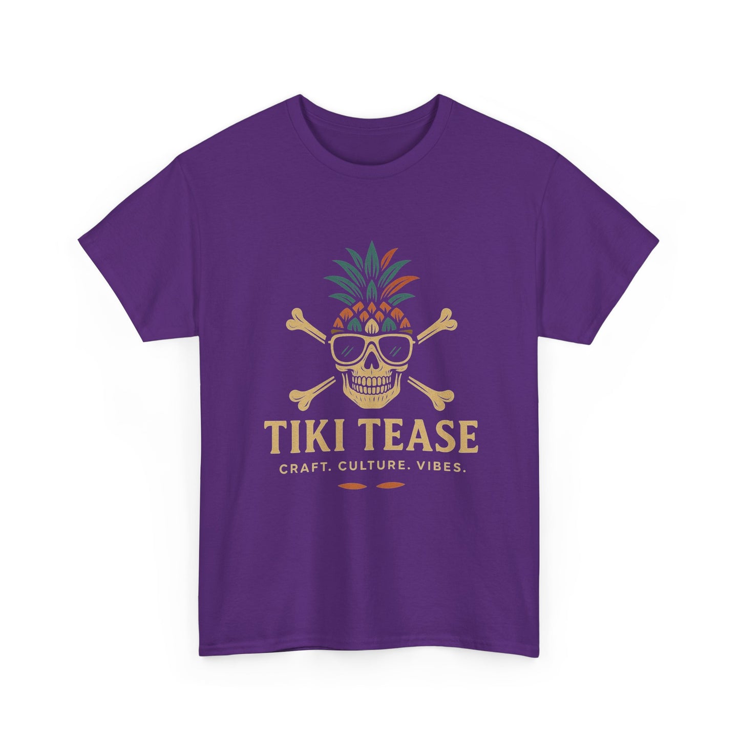 T-Shirt — Tiki Tease Skull Pineapple Design
