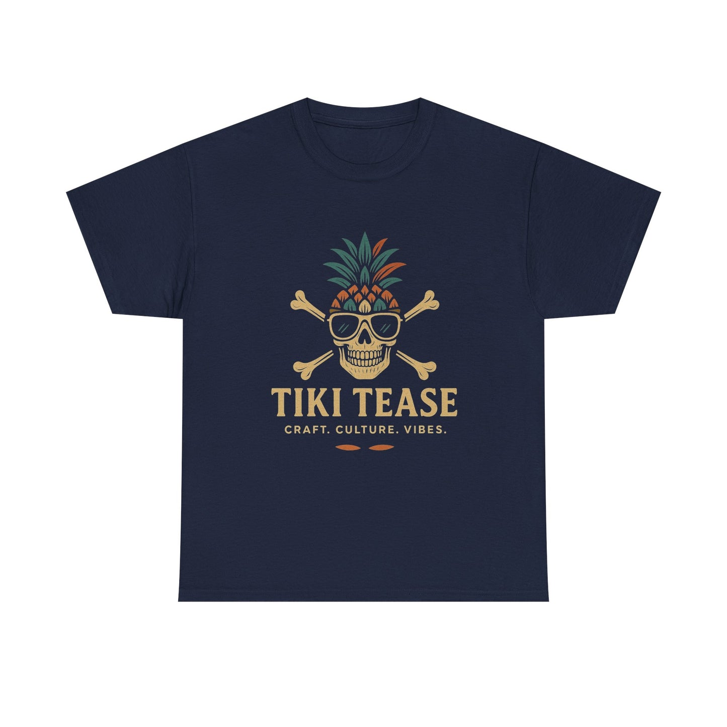 T-Shirt — Tiki Tease Skull Pineapple Design