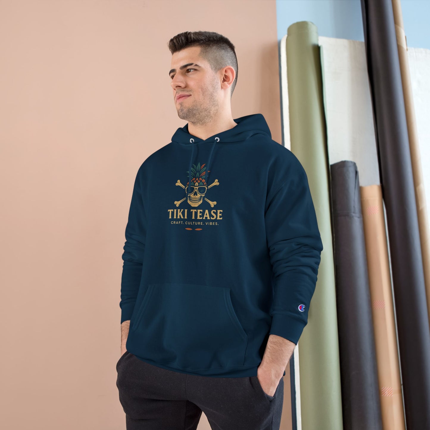 Tiki Tease Hoodie — Tropical Pineapple Champion Hoodie