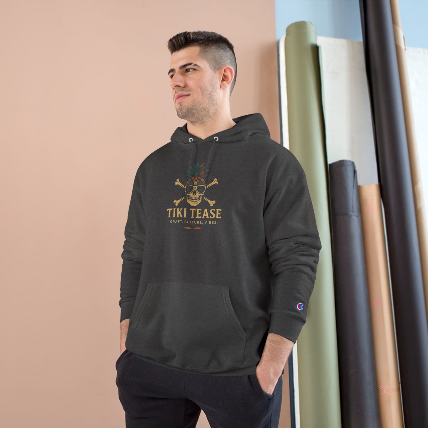 Tiki Tease Hoodie — Tropical Pineapple Champion Hoodie