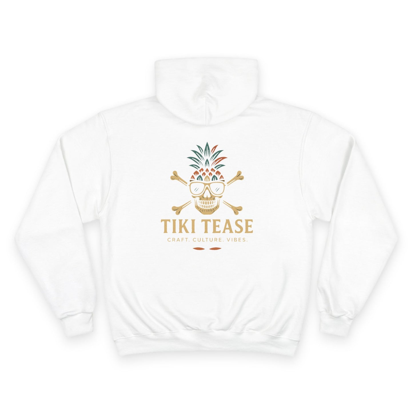 Tiki Tease Hoodie — Tropical Skull Logo Pullover
