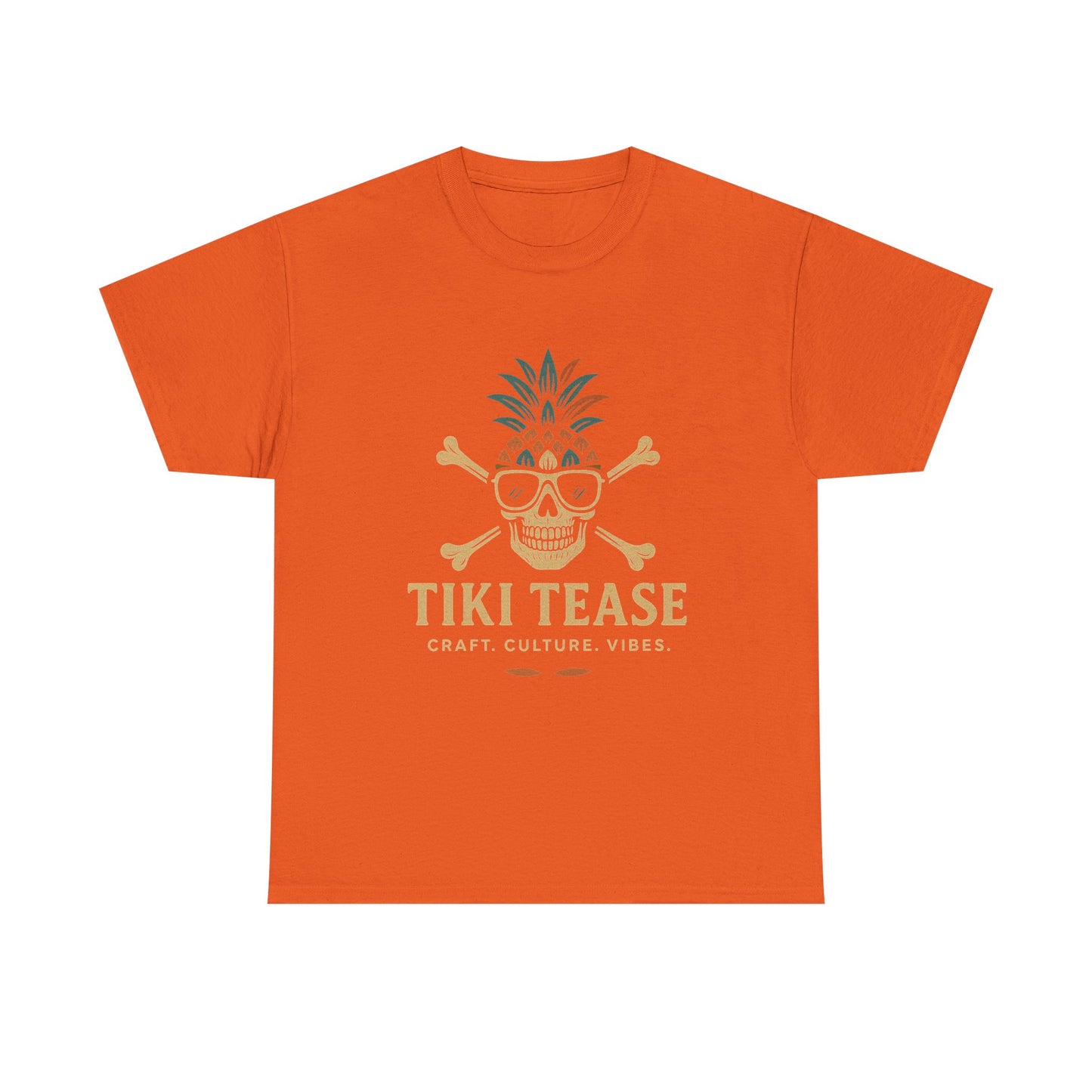 T-Shirt — Tiki Tease Skull Pineapple Design
