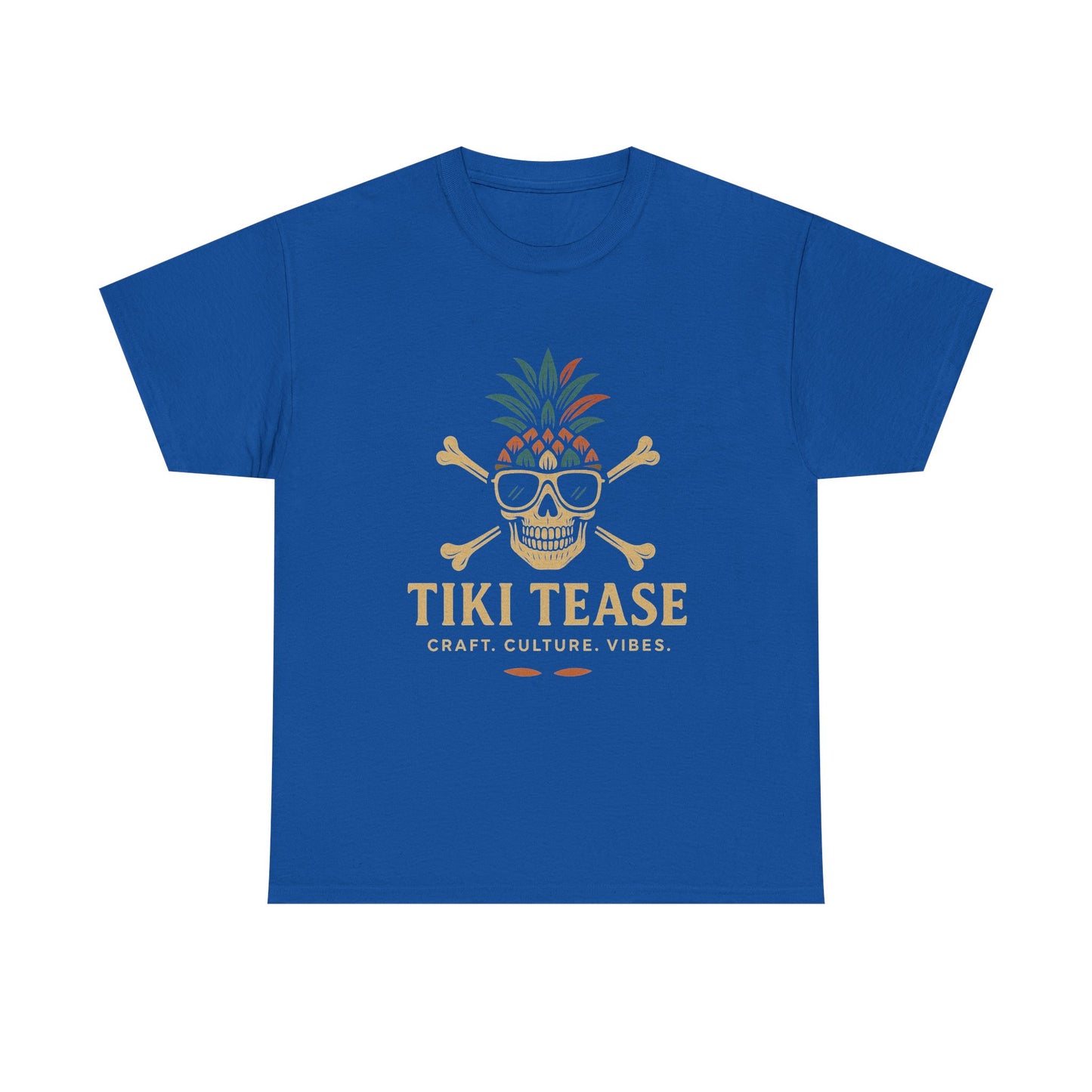 T-Shirt — Tiki Tease Skull Pineapple Design