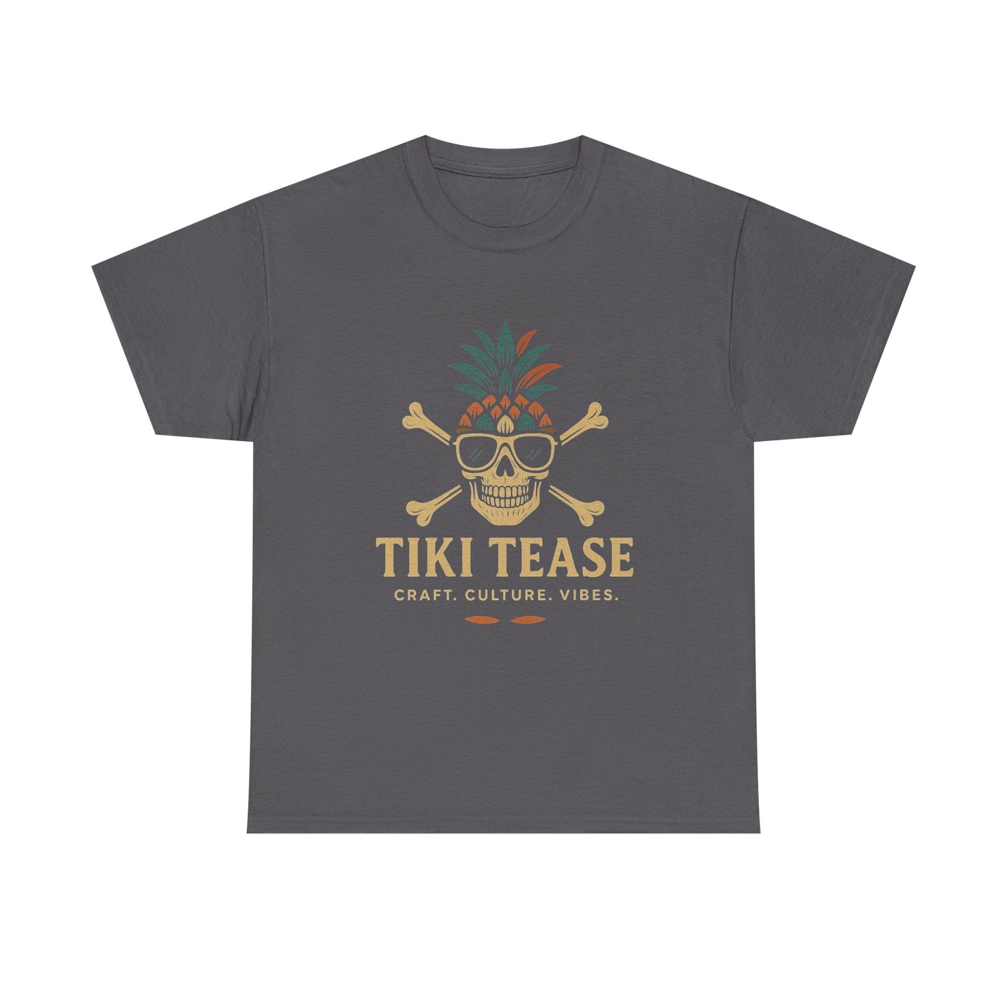 T-Shirt — Tiki Tease Skull Pineapple Design