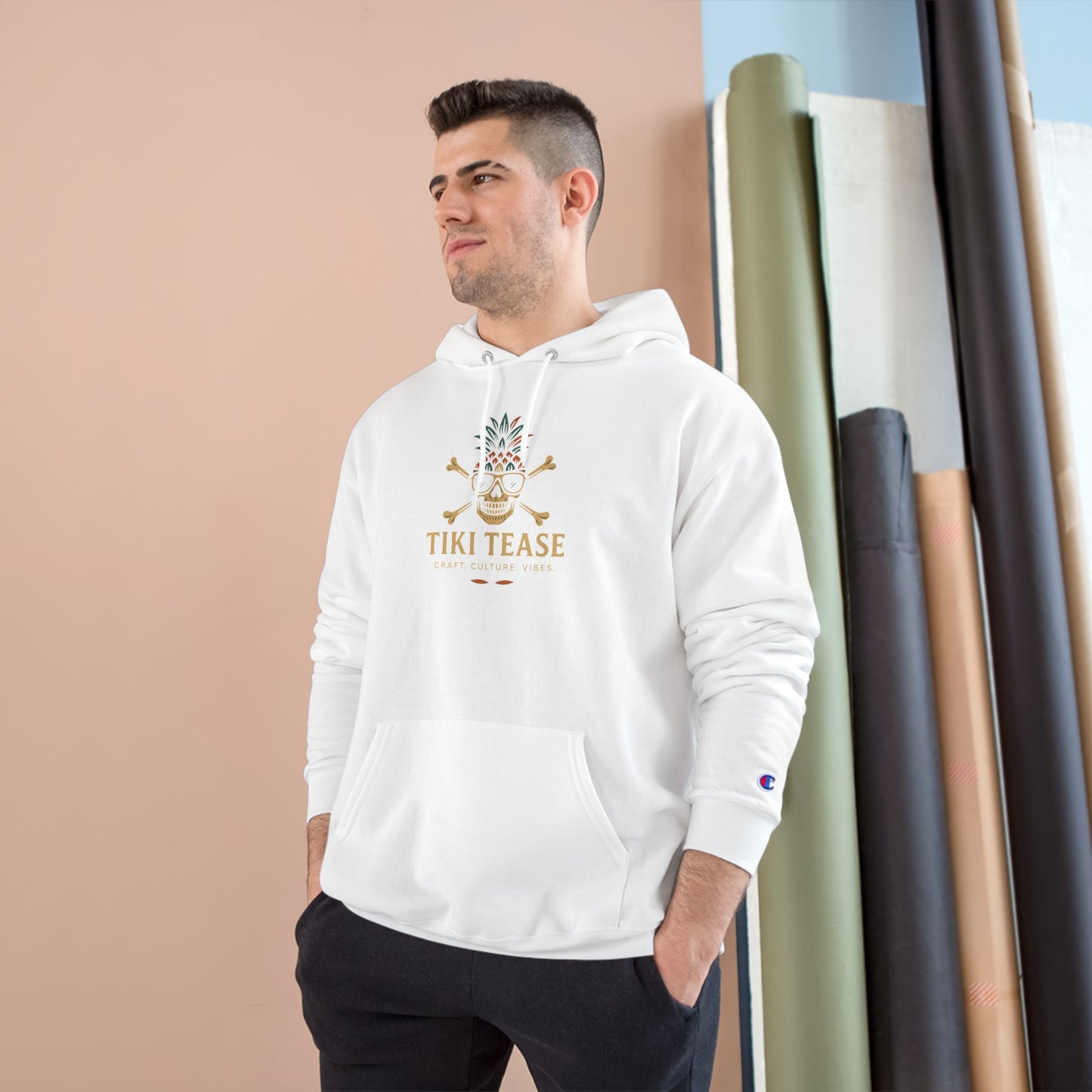 Tiki Tease Hoodie — Tropical Pineapple Champion Hoodie