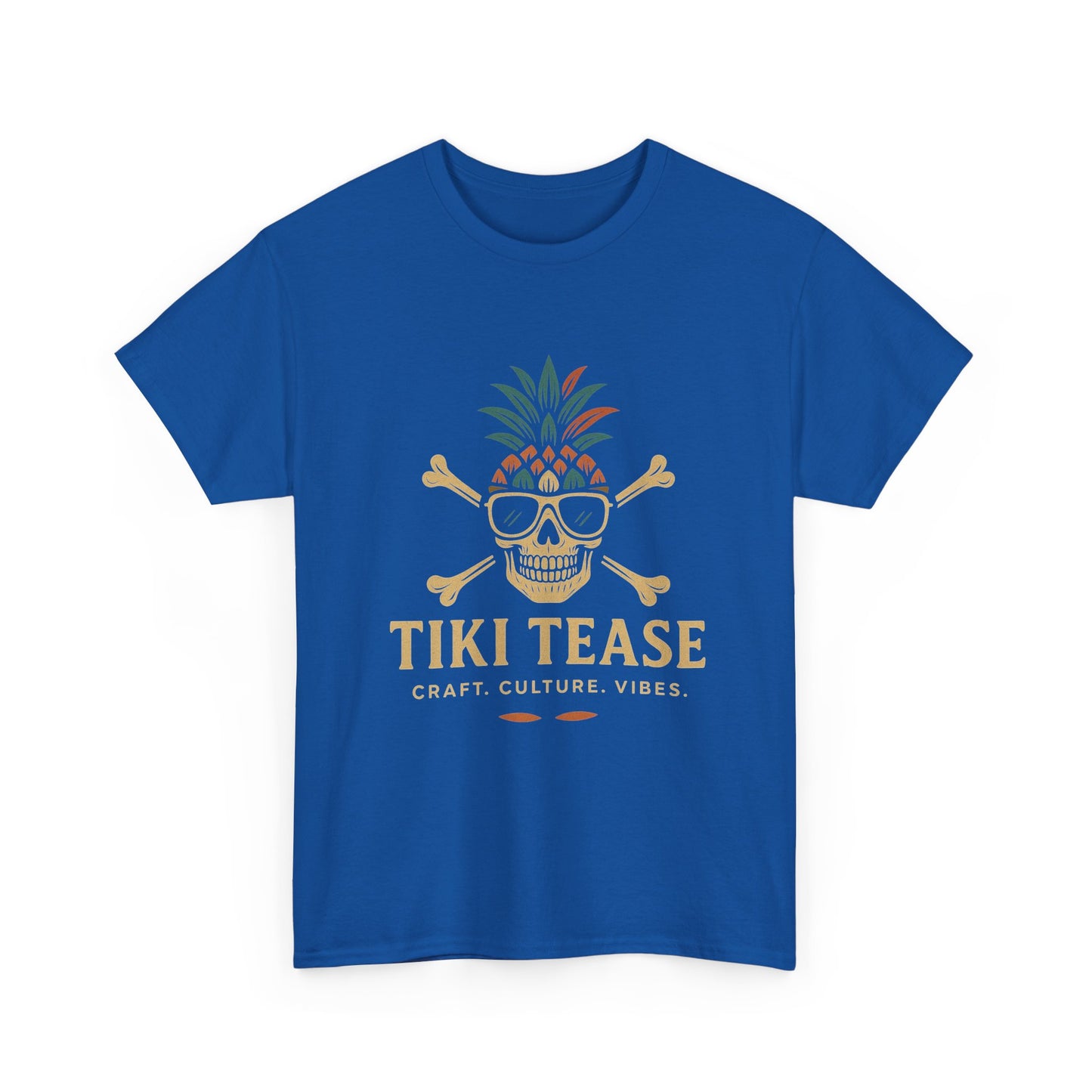 T-Shirt — Tiki Tease Skull Pineapple Design