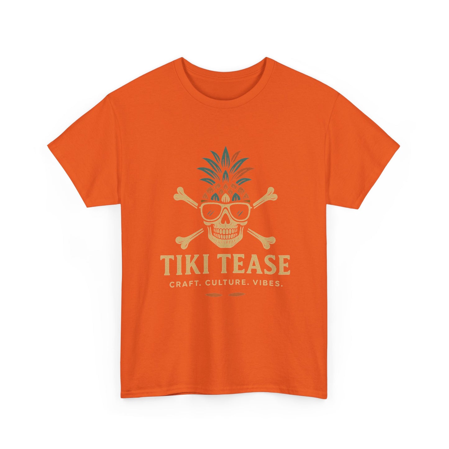 T-Shirt — Tiki Tease Skull Pineapple Design