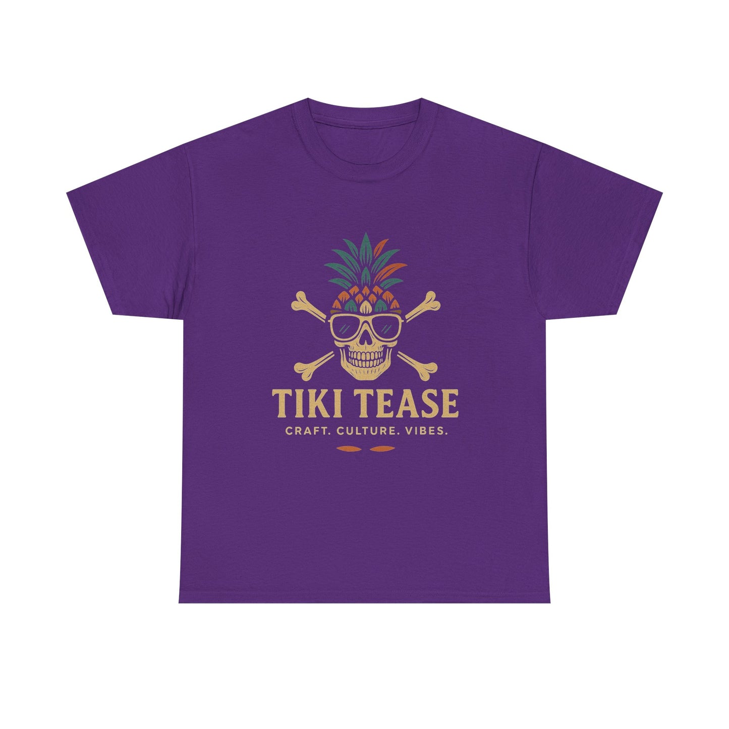 T-Shirt — Tiki Tease Skull Pineapple Design