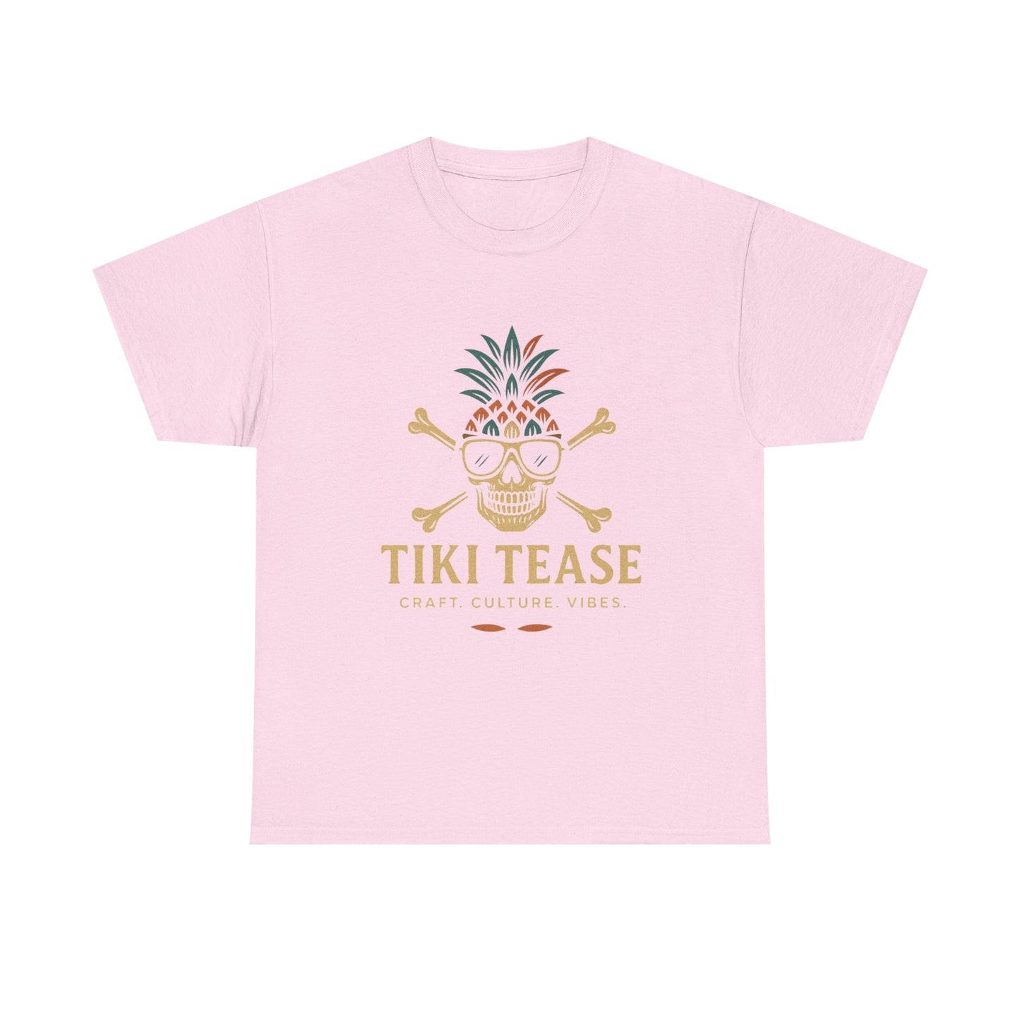 T-Shirt — Tiki Tease Skull Pineapple Design