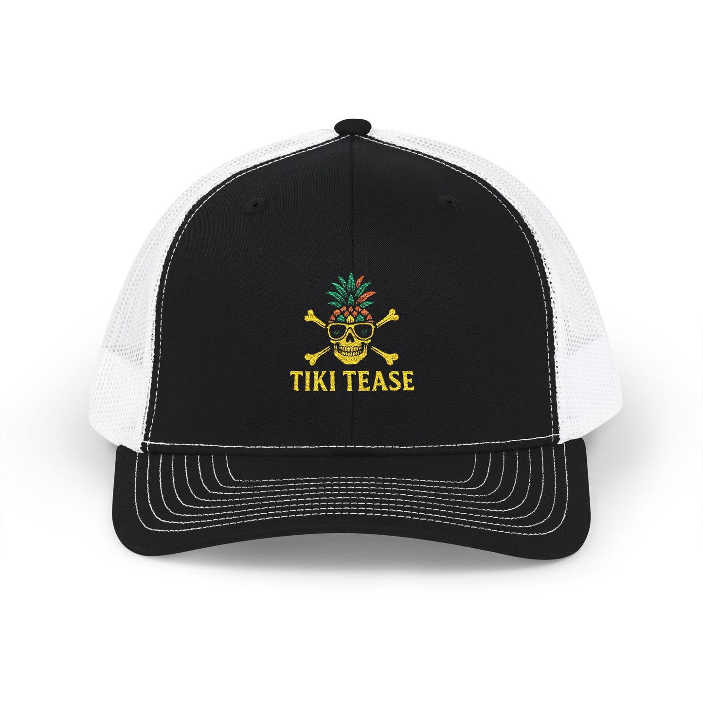 Tiki Tease Embroidered Trucker Hat