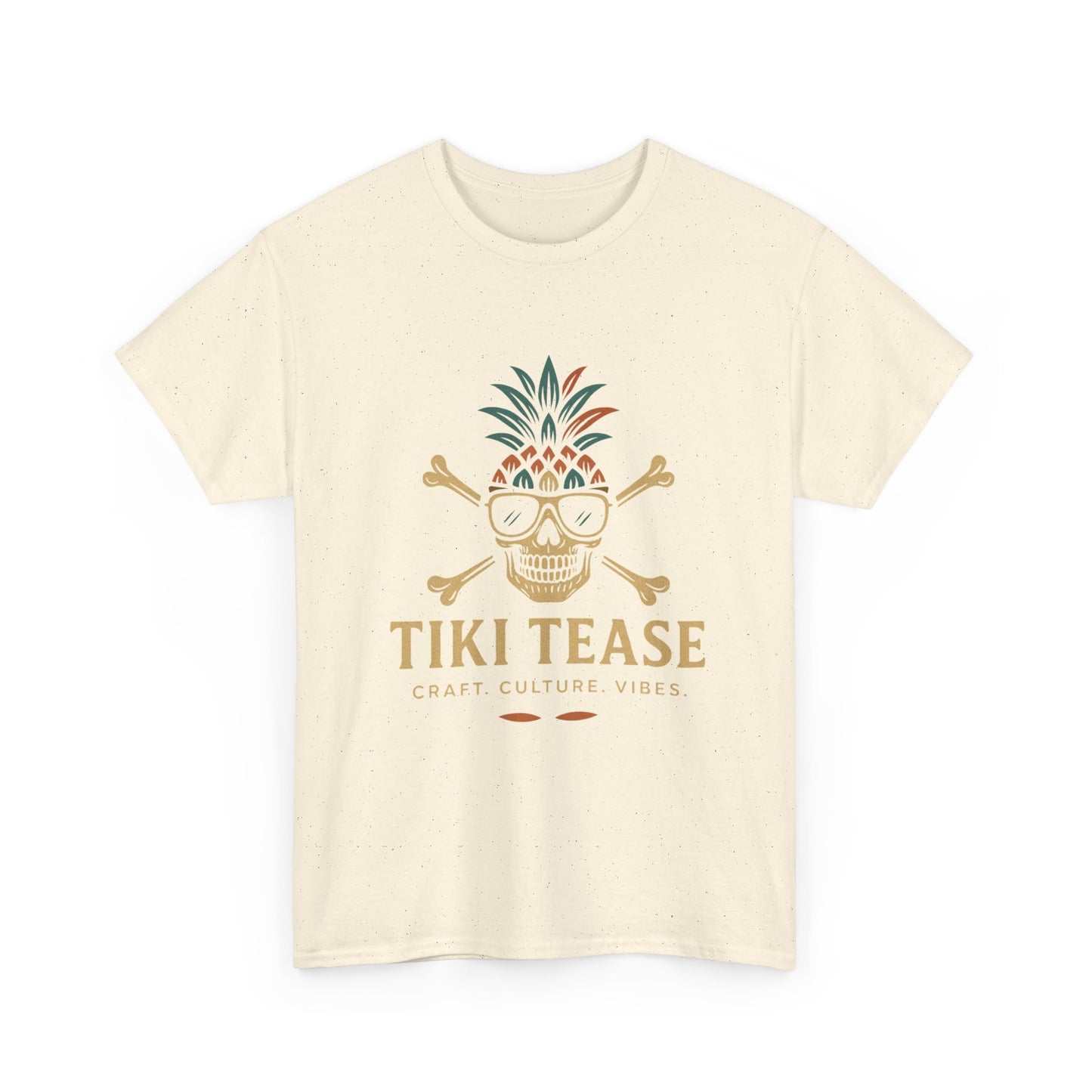 T-Shirt — Tiki Tease Skull Pineapple Design