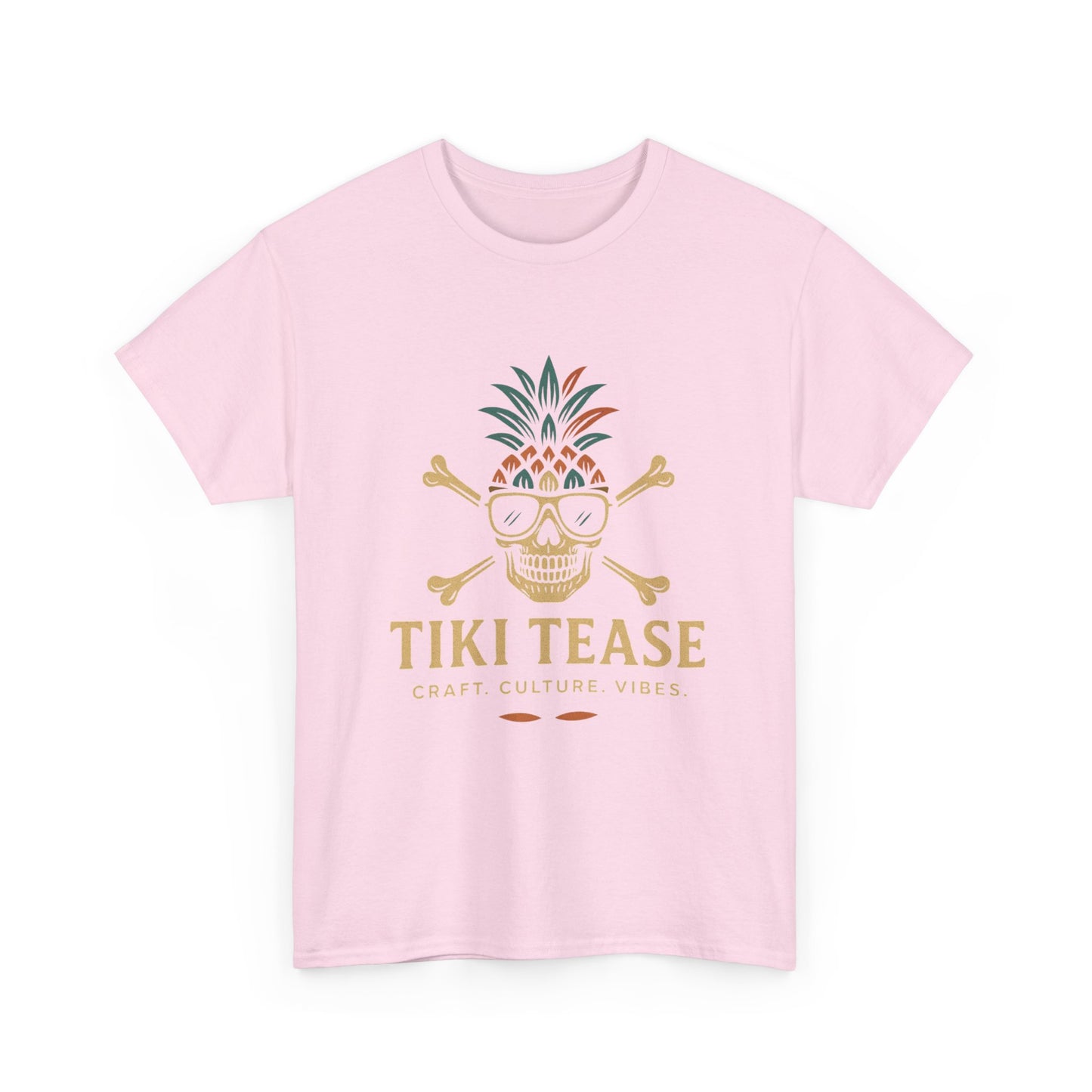 T-Shirt — Tiki Tease Skull Pineapple Design